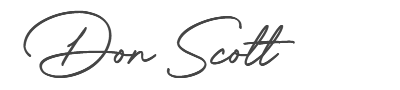 Don Scott signature